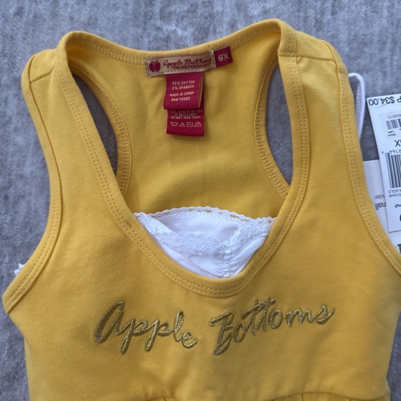 Girl’s Apple Botton Summer Dress - Picture 5 of 6